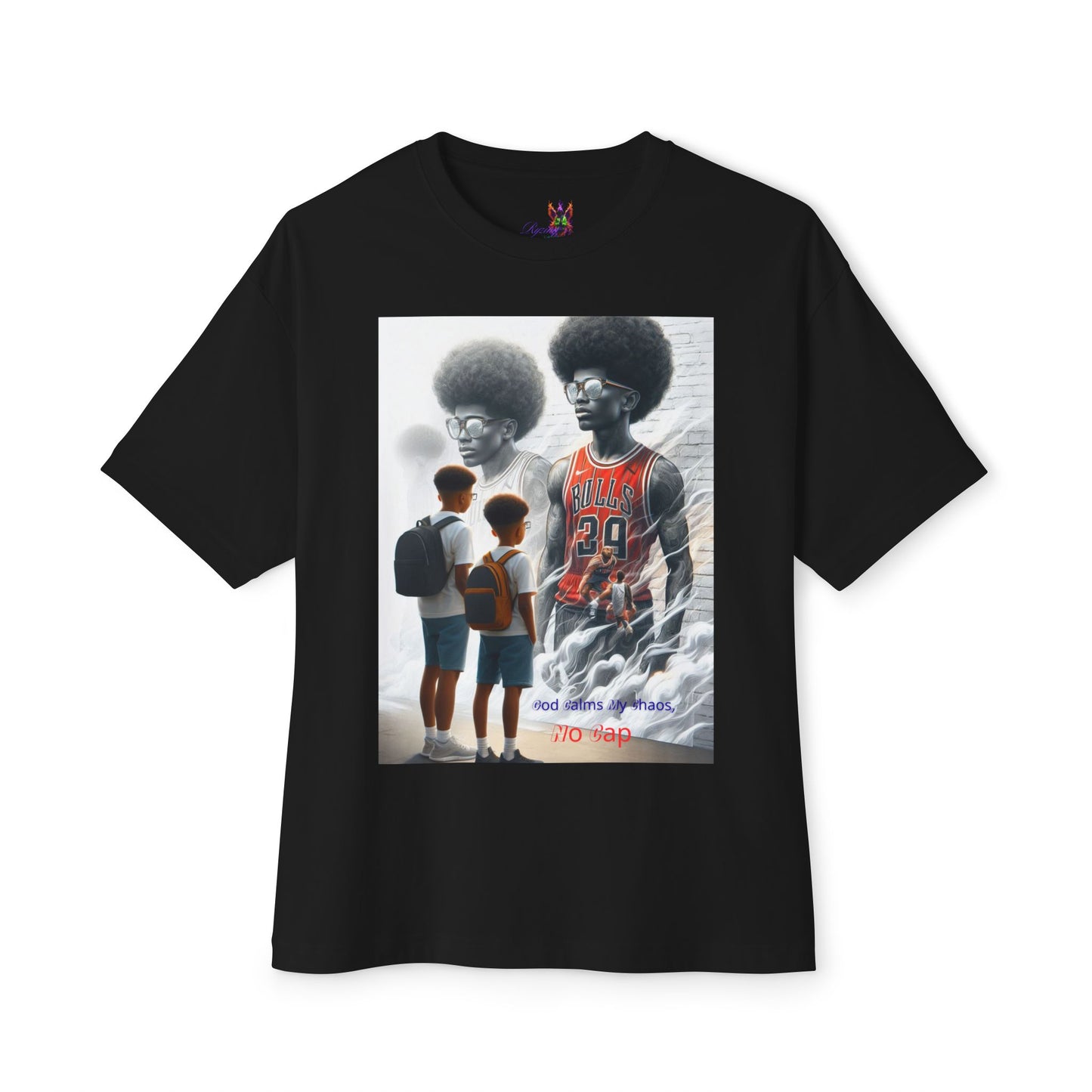 From chaos to calm 6— all God, no lies.Oversized Boxy Tee