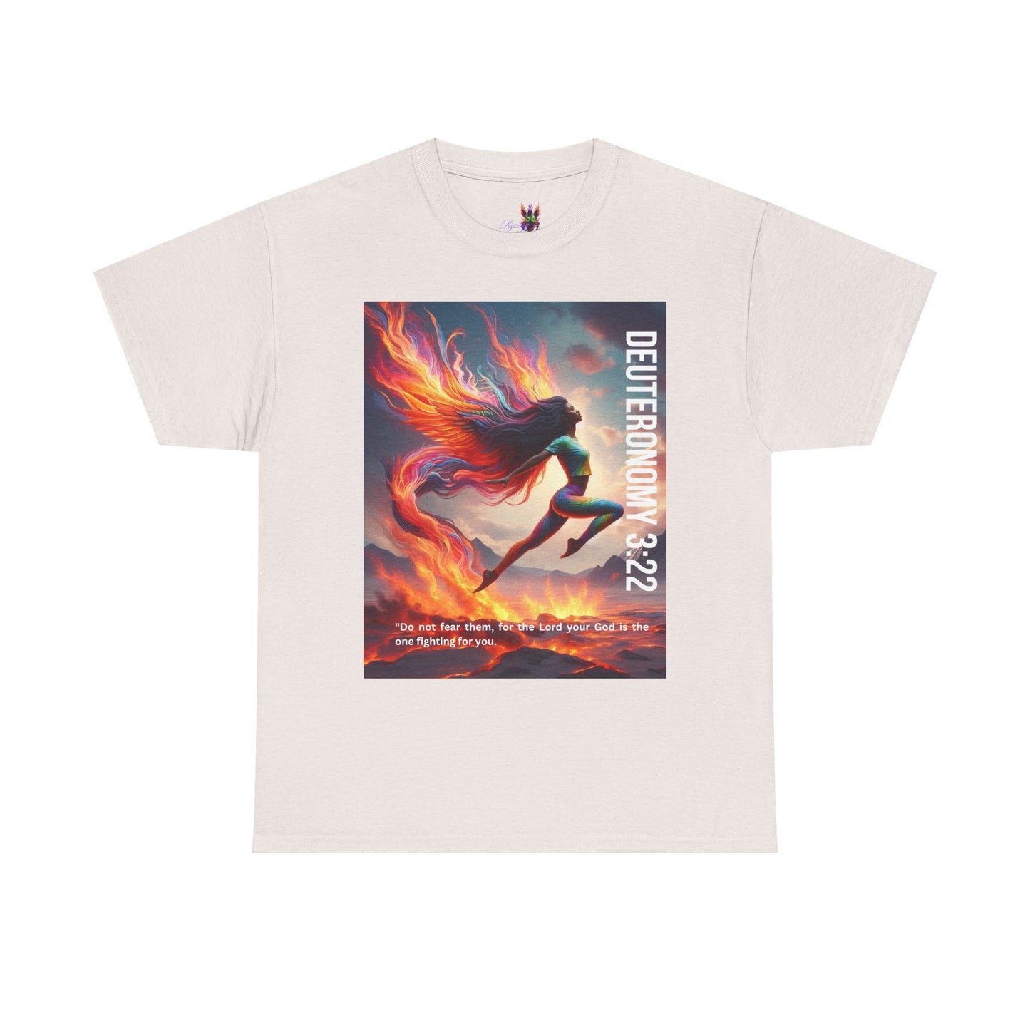 Spiritual Heavy Cotton Tee - Deuteronomy Bible Verses
