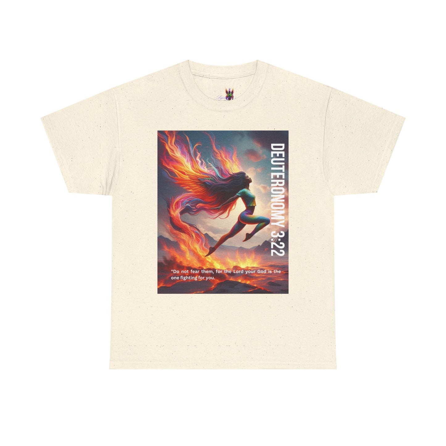 Spiritual Heavy Cotton Tee - Deuteronomy Bible Verses