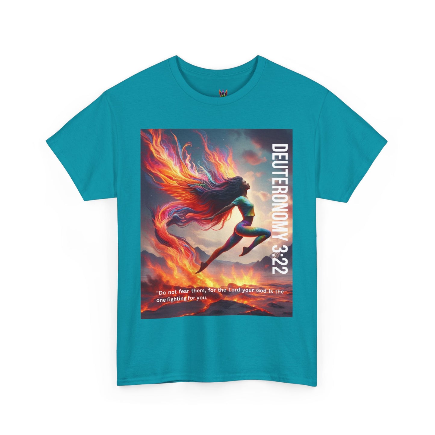Spiritual Heavy Cotton Tee - Deuteronomy Bible Verses