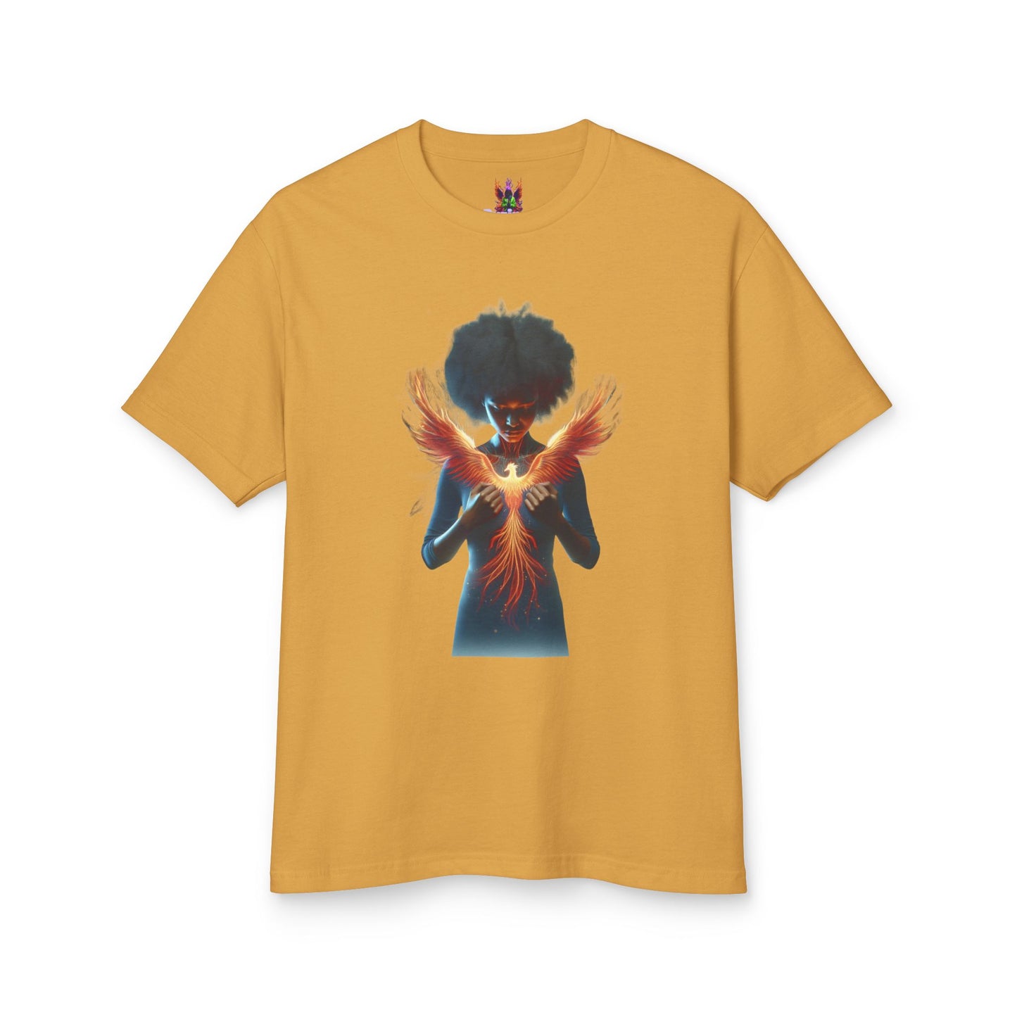 Phoenix Rising Graphic Tee | Unisex Cotton Shirt, Inspirational Apparel, Gift for Friends, Unique Artwear, Casual Style