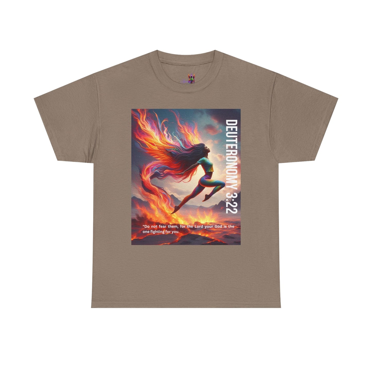Spiritual Heavy Cotton Tee - Deuteronomy Bible Verses