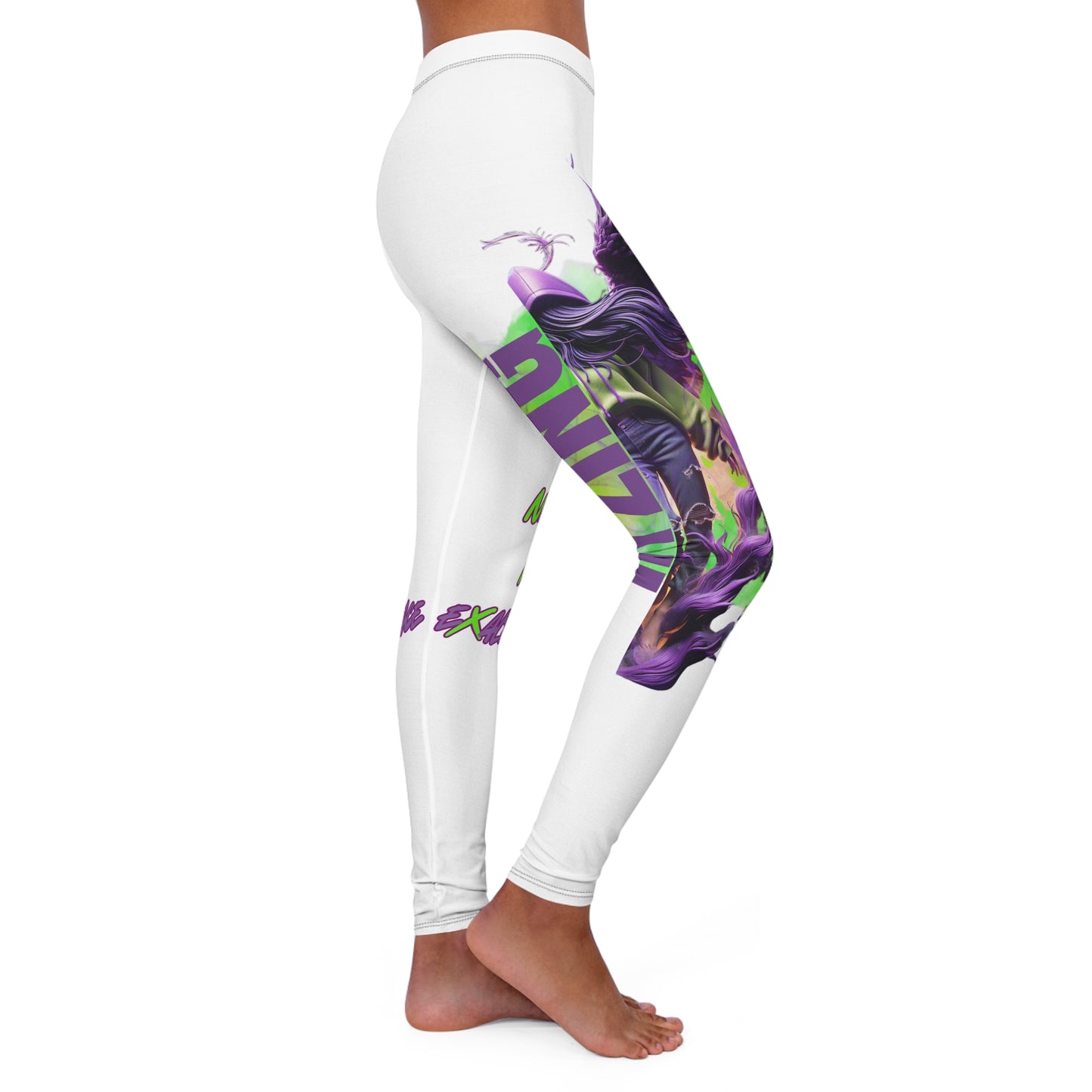 Spandex Leggings - Ryzing Phoenix Faith Christian Urban Wear