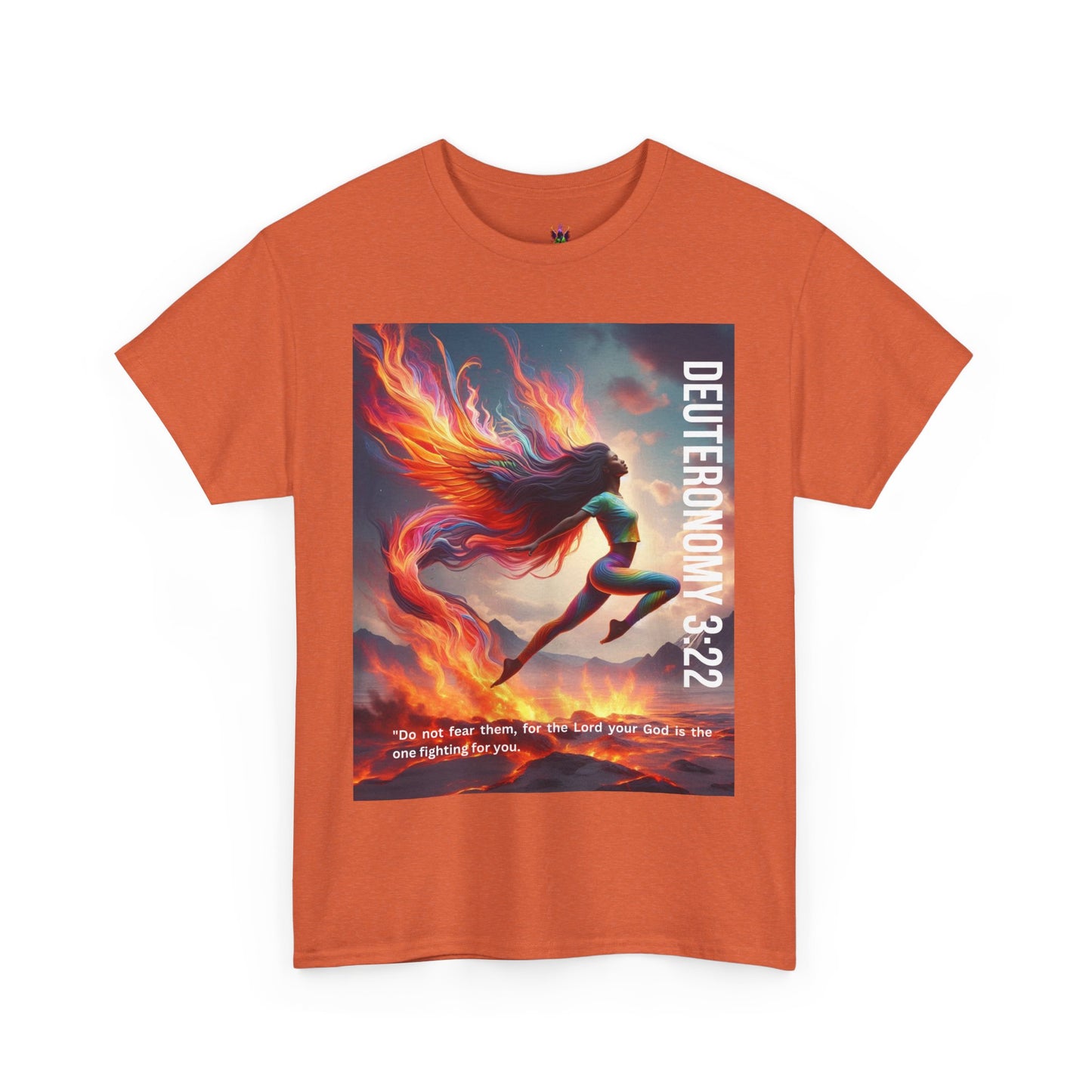 Spiritual Heavy Cotton Tee - Deuteronomy Bible Verses