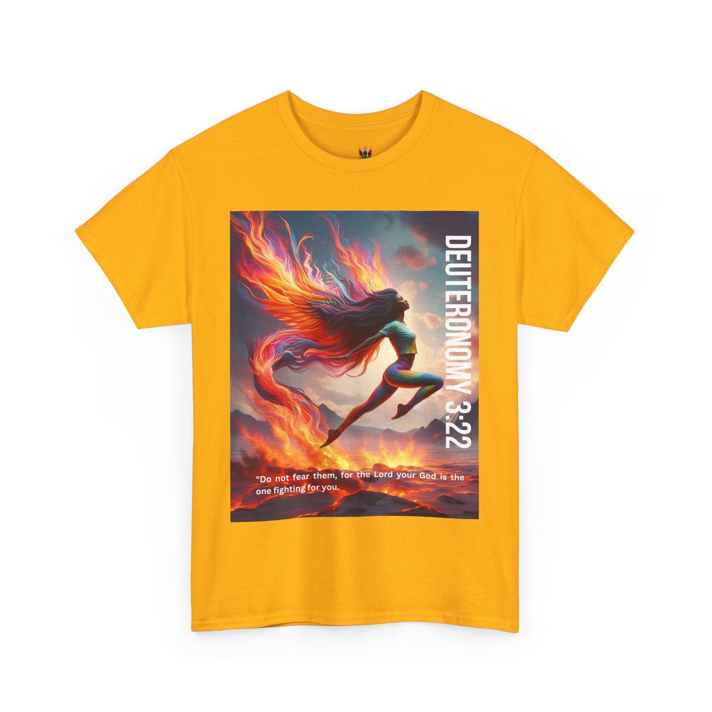 Spiritual Heavy Cotton Tee - Deuteronomy Bible Verses