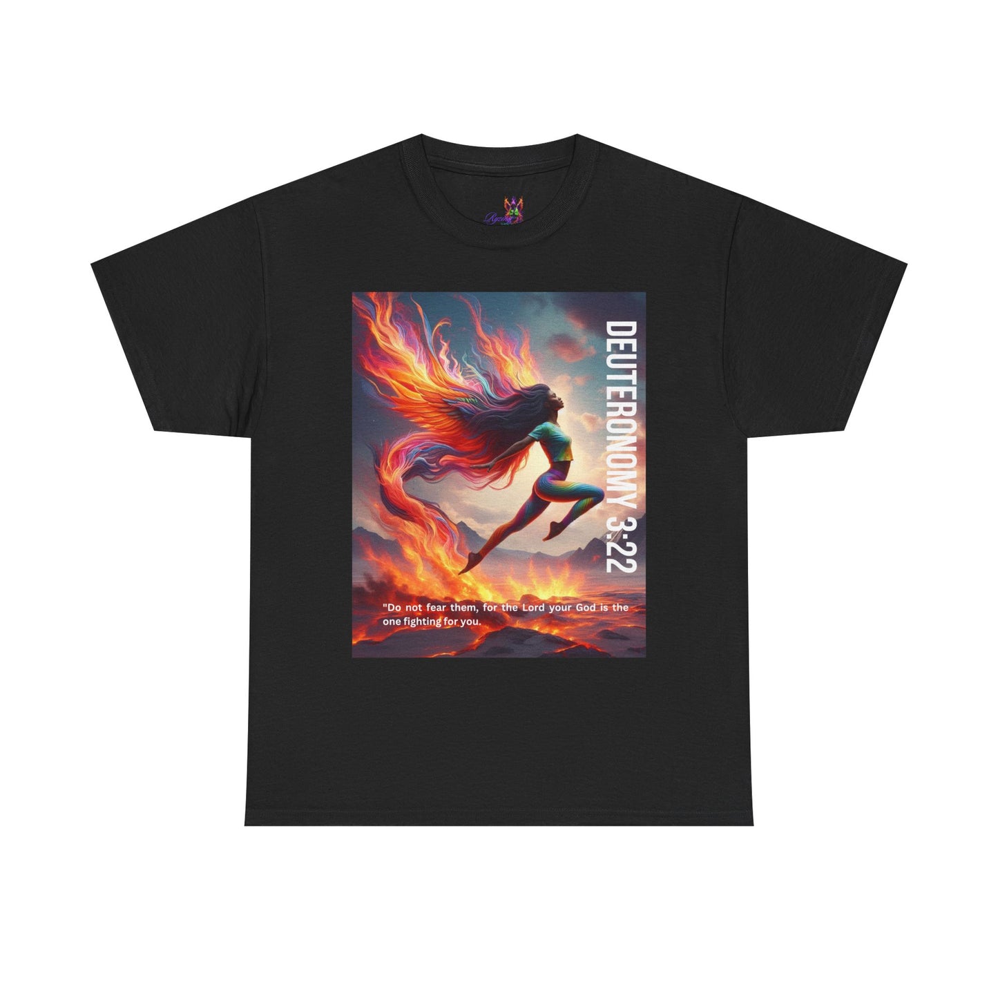 Spiritual Heavy Cotton Tee - Deuteronomy Bible Verses
