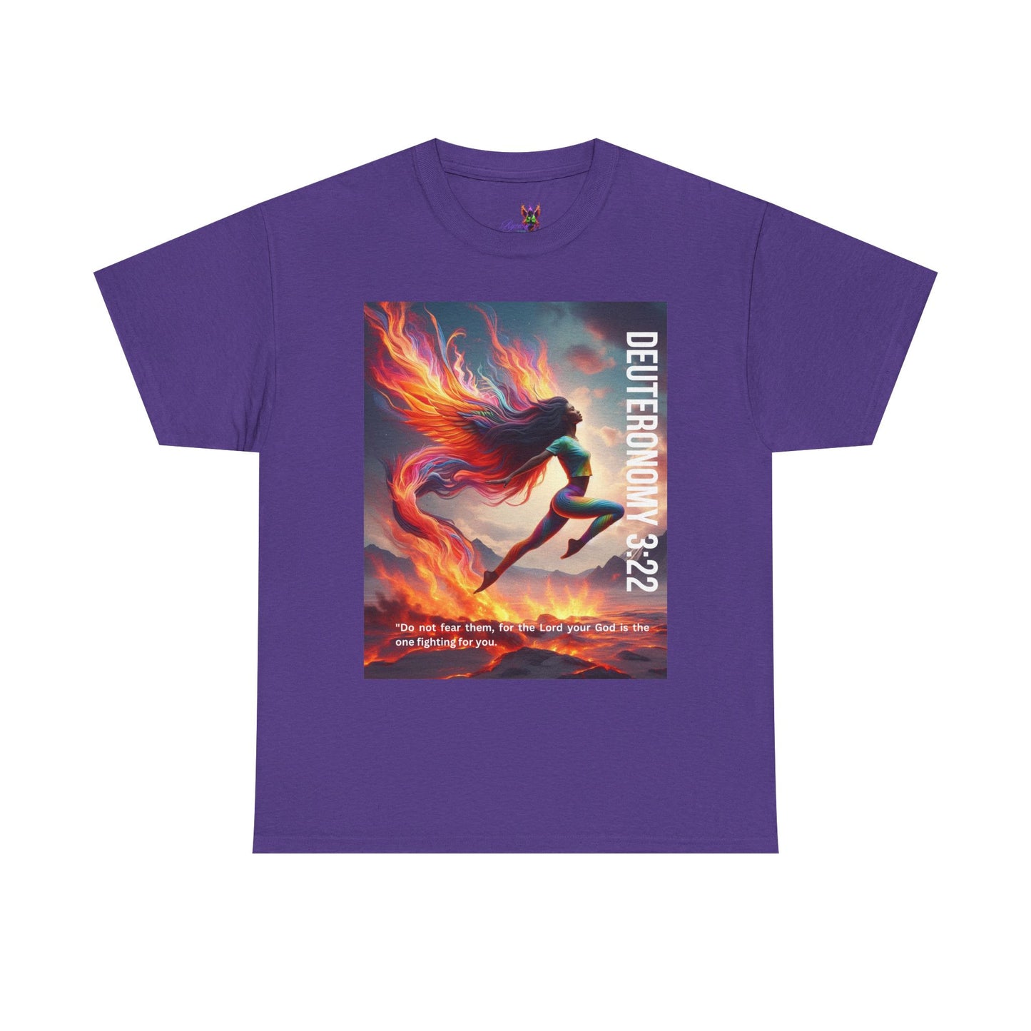 Spiritual Heavy Cotton Tee - Deuteronomy Bible Verses