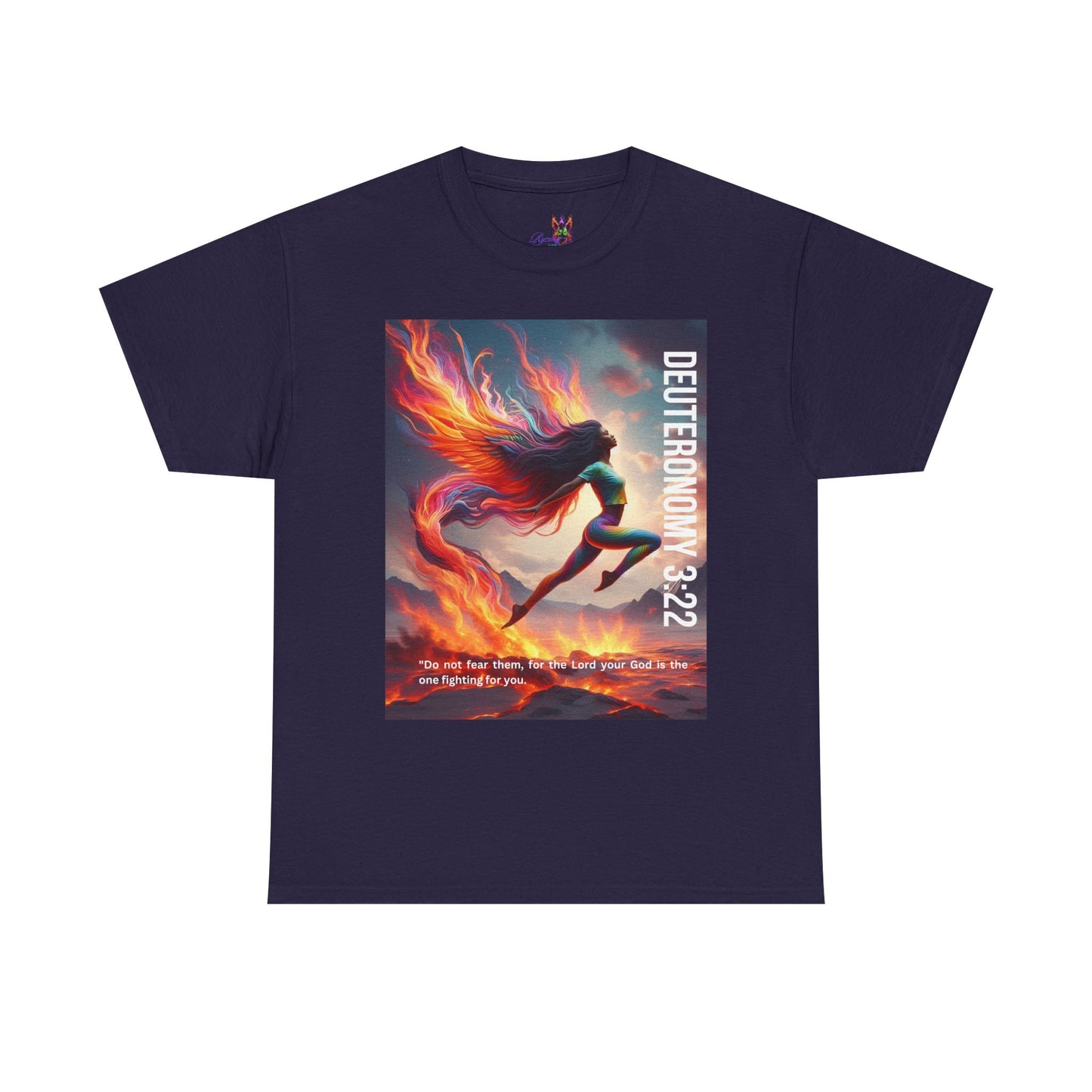 Spiritual Heavy Cotton Tee - Deuteronomy Bible Verses