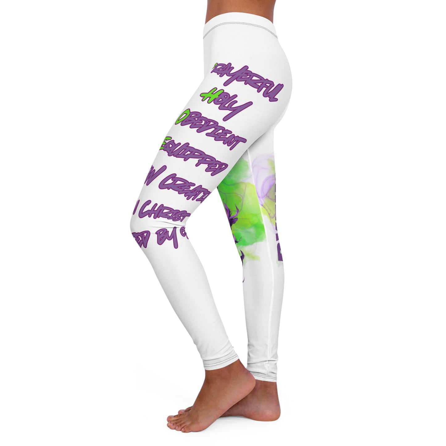 Spandex Leggings - Ryzing Phoenix Faith Christian Urban Wear