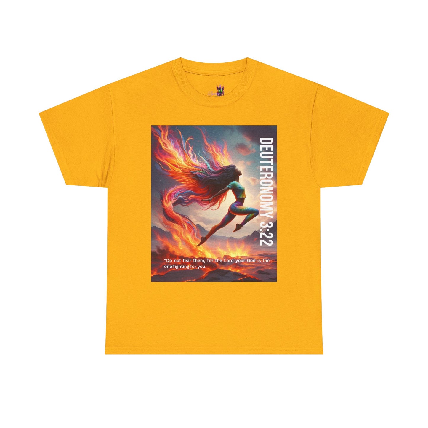 Spiritual Heavy Cotton Tee - Deuteronomy Bible Verses