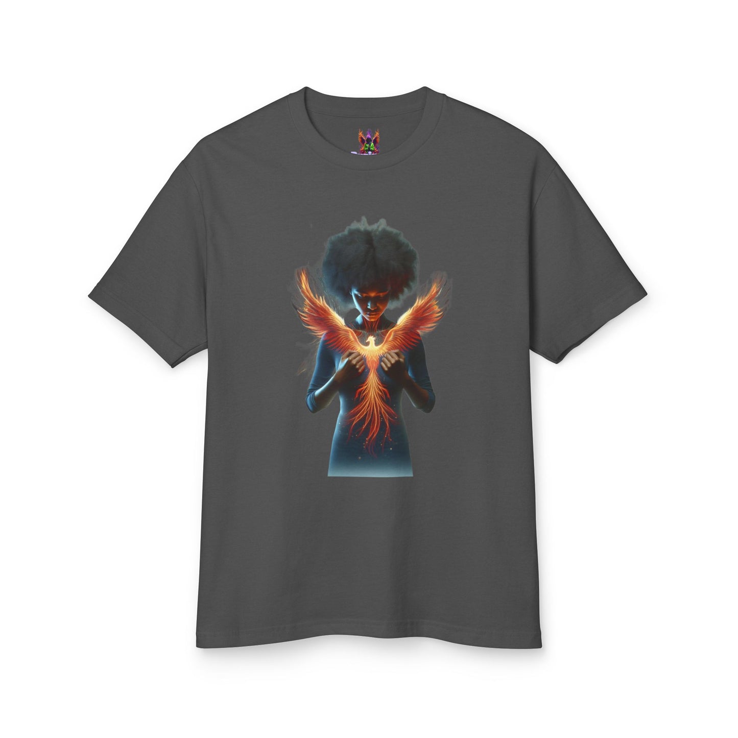 Phoenix Rising Graphic Tee | Unisex Cotton Shirt, Inspirational Apparel, Gift for Friends, Unique Artwear, Casual Style