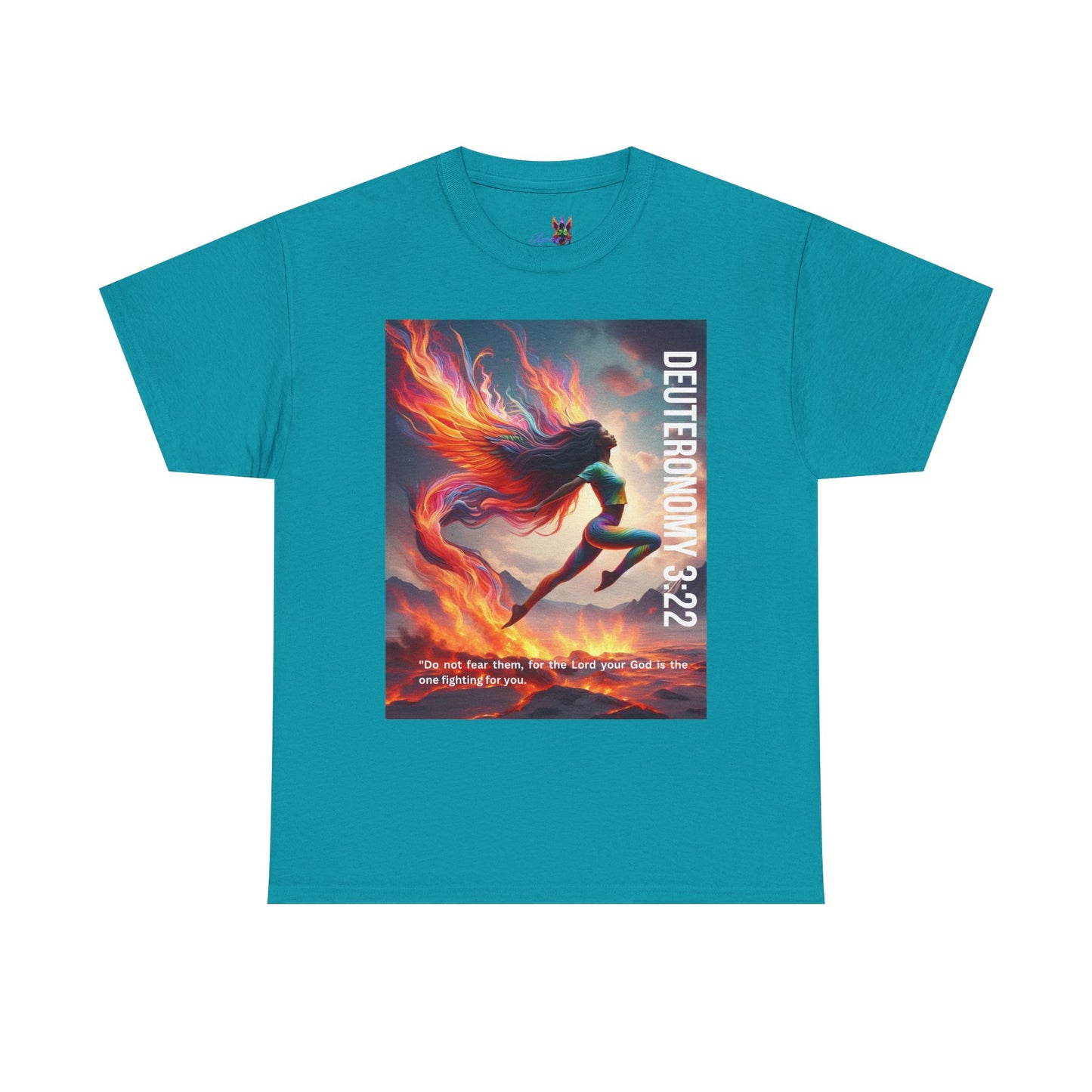 Spiritual Heavy Cotton Tee - Deuteronomy Bible Verses