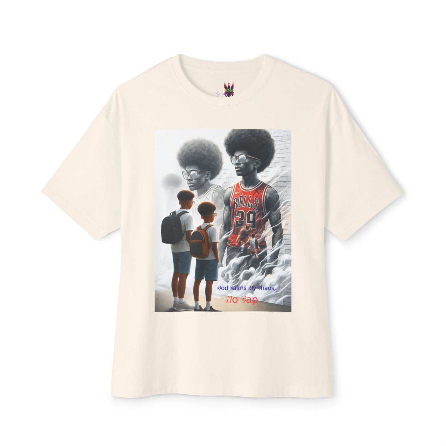 From chaos to calm 6— all God, no lies.Oversized Boxy Tee