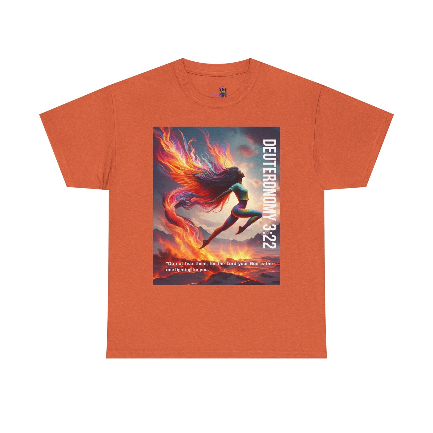 Spiritual Heavy Cotton Tee - Deuteronomy Bible Verses