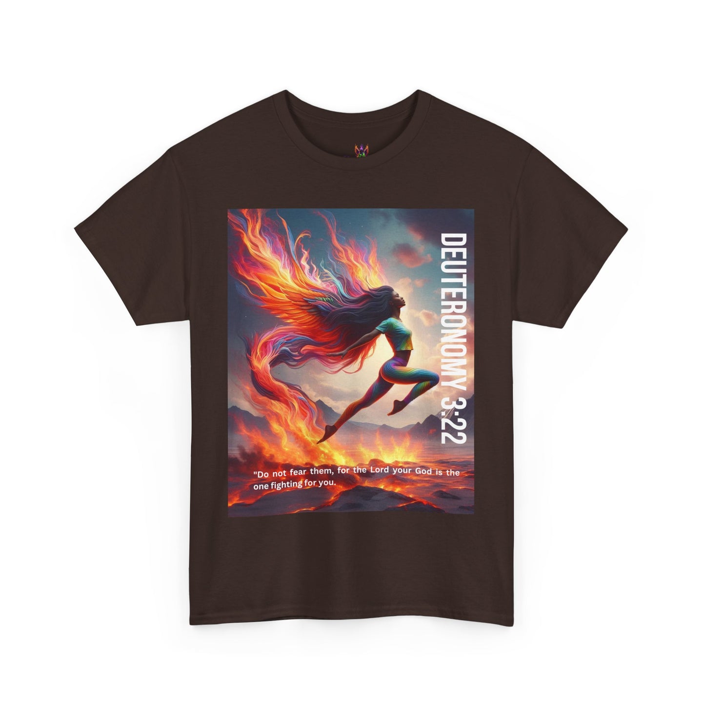 Spiritual Heavy Cotton Tee - Deuteronomy Bible Verses