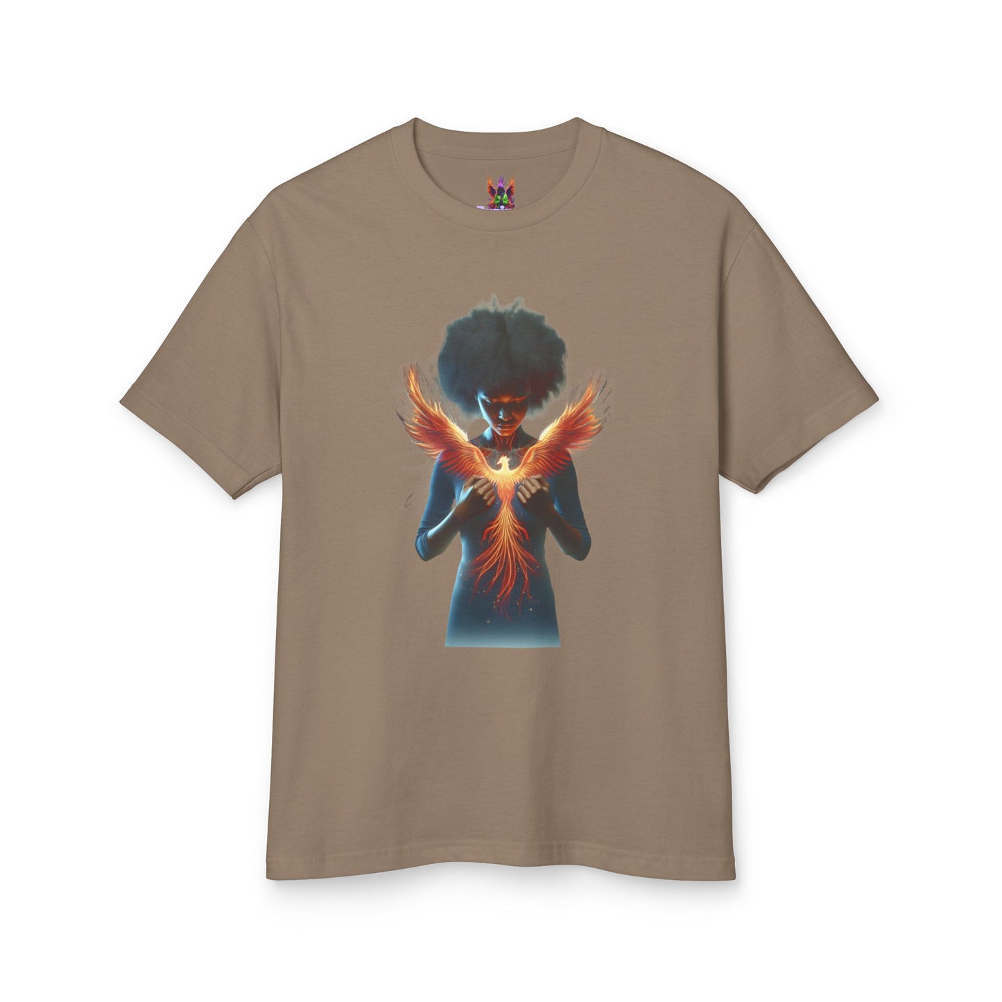 Phoenix Rising Graphic Tee | Unisex Cotton Shirt, Inspirational Apparel, Gift for Friends, Unique Artwear, Casual Style