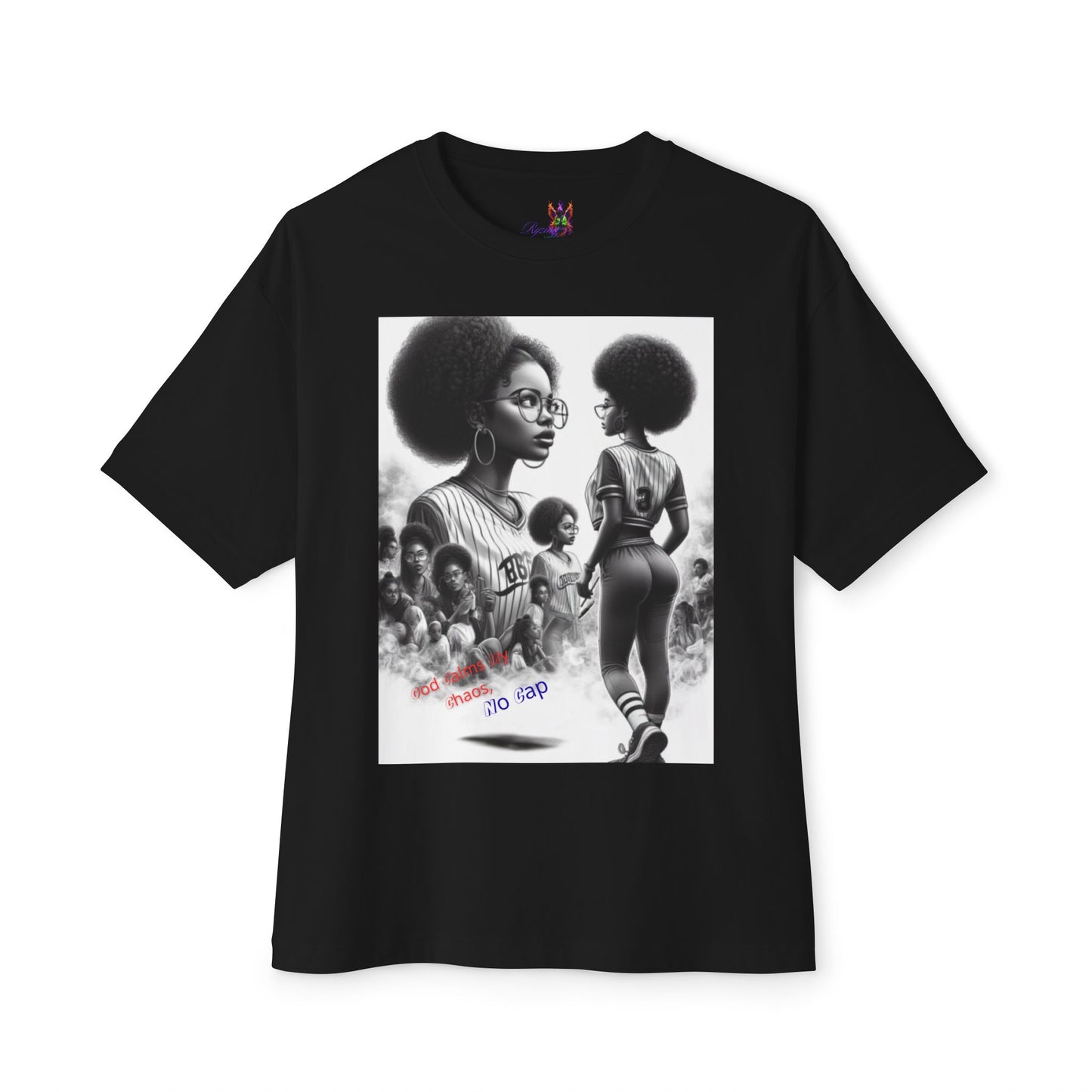 From chaos to calm 4— all God, no lies.Oversized Boxy Tee