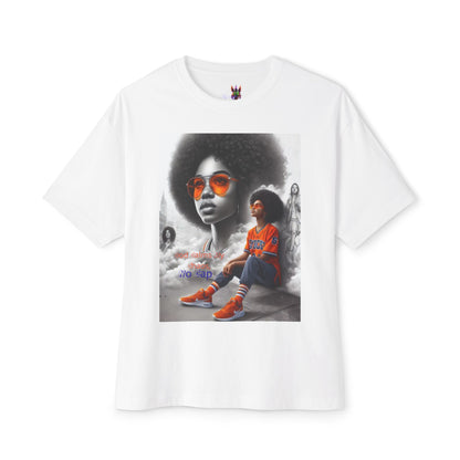 From chaos to calm 2 — all God, no lies.Oversized Boxy Tee