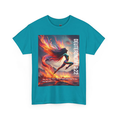 Spiritual Heavy Cotton Tee - Deuteronomy Bible Verses