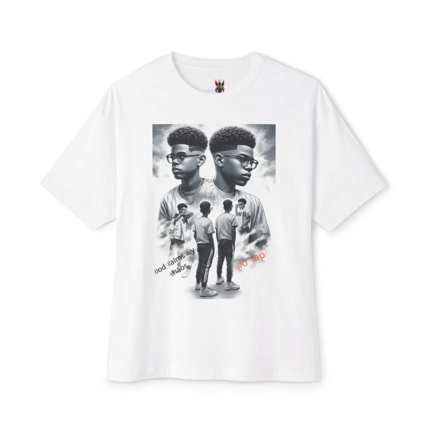 From chaos to calm 5— all God, no lies.Oversized Boxy Tee