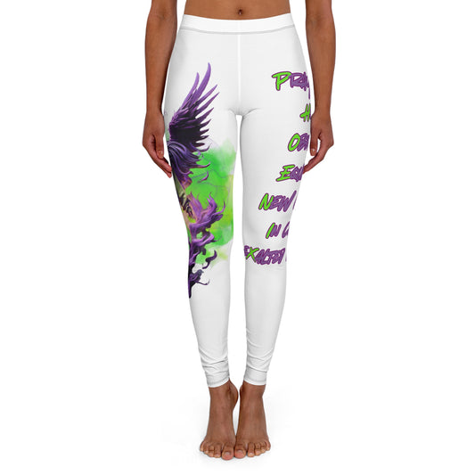 Spandex Leggings - Ryzing Phoenix Faith Christian Urban Wear