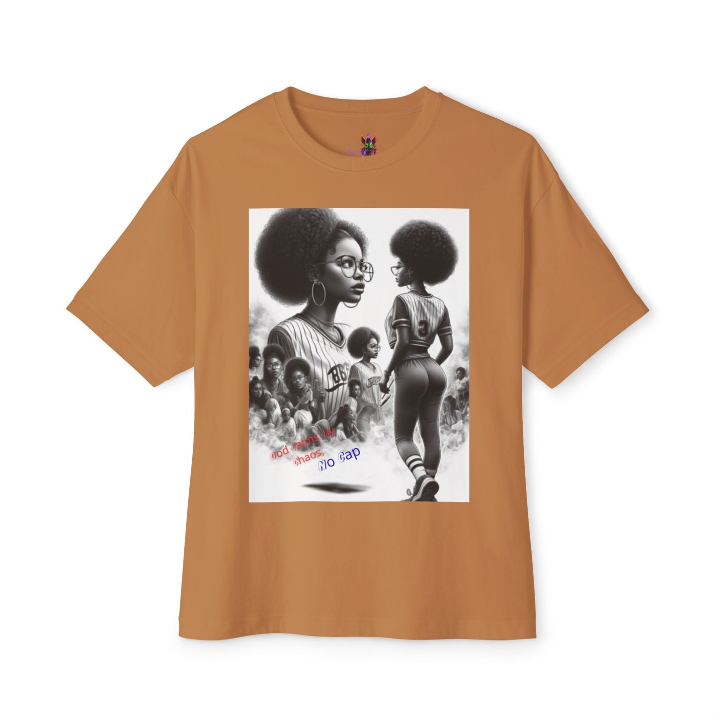 From chaos to calm 4— all God, no lies.Oversized Boxy Tee