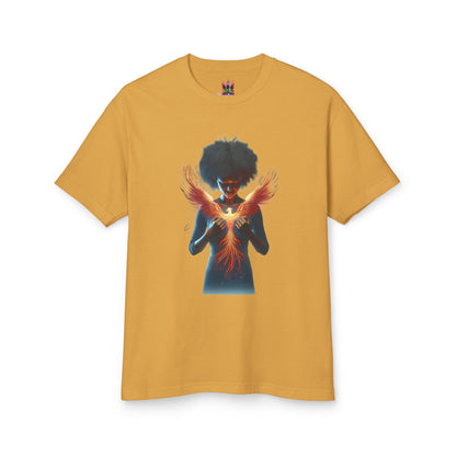 Phoenix Rising Graphic Tee | Unisex Cotton Shirt, Inspirational Apparel, Gift for Friends, Unique Artwear, Casual Style