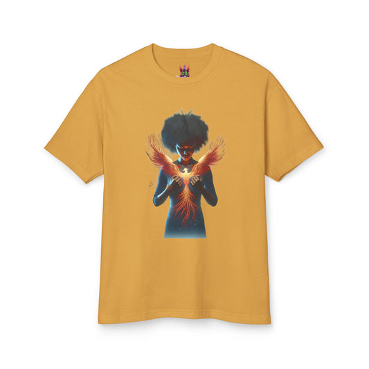Phoenix Rising Graphic Tee | Unisex Cotton Shirt, Inspirational Apparel, Gift for Friends, Unique Artwear, Casual Style