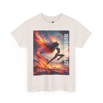 Spiritual Heavy Cotton Tee - Deuteronomy Bible Verses