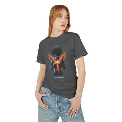 Phoenix Rising Graphic Tee | Unisex Cotton Shirt, Inspirational Apparel, Gift for Friends, Unique Artwear, Casual Style