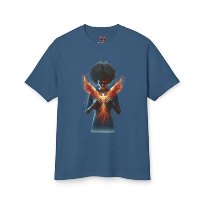 Phoenix Rising Graphic Tee | Unisex Cotton Shirt, Inspirational Apparel, Gift for Friends, Unique Artwear, Casual Style