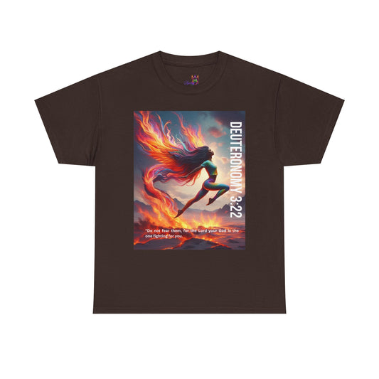 Spiritual Heavy Cotton Tee - Deuteronomy Bible Verses