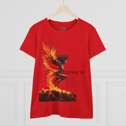Cotton Tee Rise of a Phoenix Scripture Women's Graphic Shirt