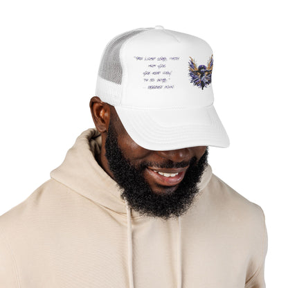 Inspirational Foam Trucker Hat with Embroidery, Casual Hat, Gift for Him/Her, Motivational Headwear, Summer Accessories