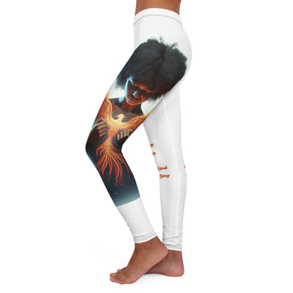 Spandex Leggings - Ryzing Phoenix Faith Christian Urban Wear