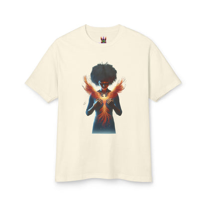 Phoenix Rising Graphic Tee | Unisex Cotton Shirt, Inspirational Apparel, Gift for Friends, Unique Artwear, Casual Style