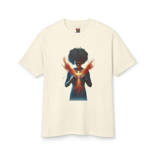 Phoenix Rising Graphic Tee | Unisex Cotton Shirt, Inspirational Apparel, Gift for Friends, Unique Artwear, Casual Style