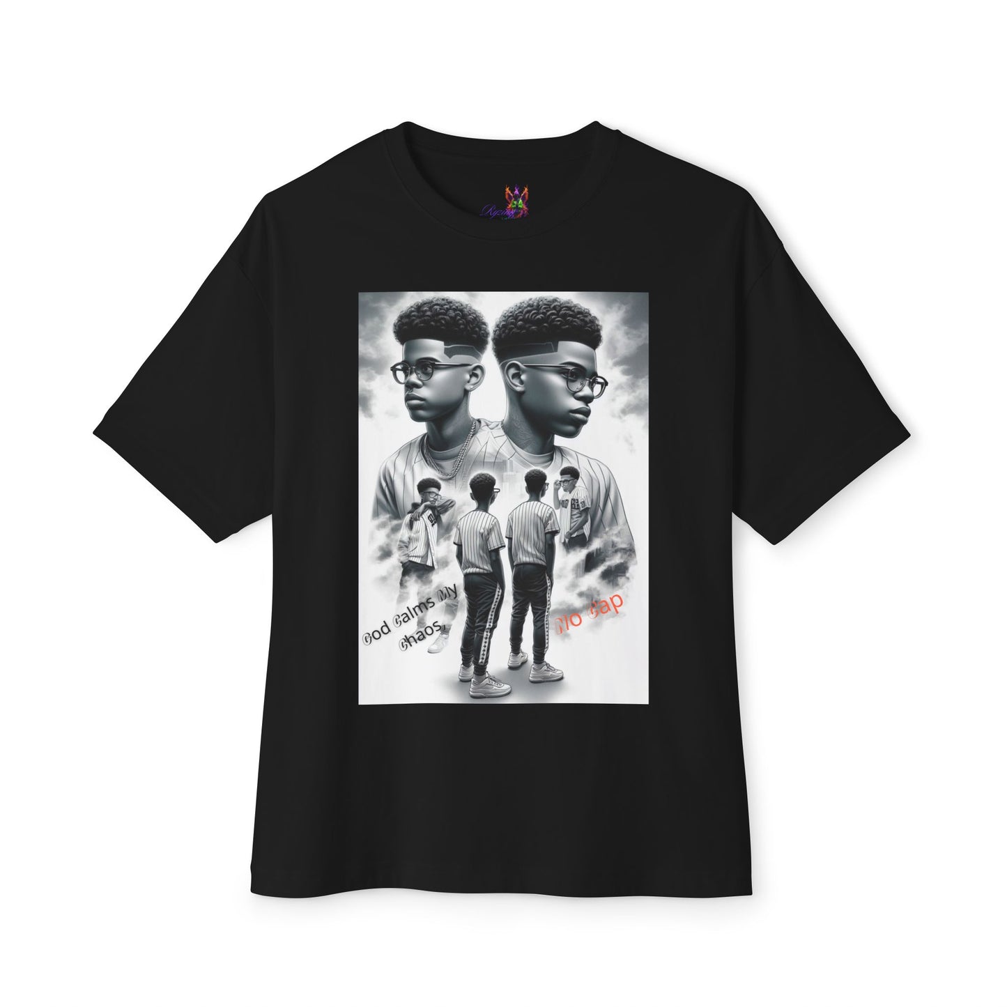 From chaos to calm 5— all God, no lies.Oversized Boxy Tee