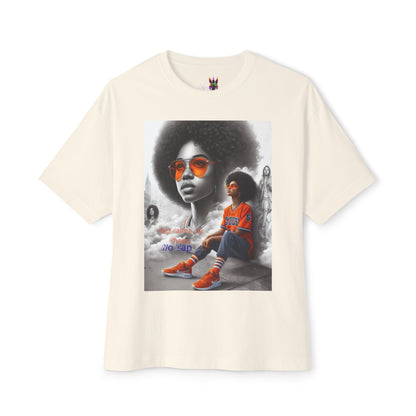 From chaos to calm 2 — all God, no lies.Oversized Boxy Tee