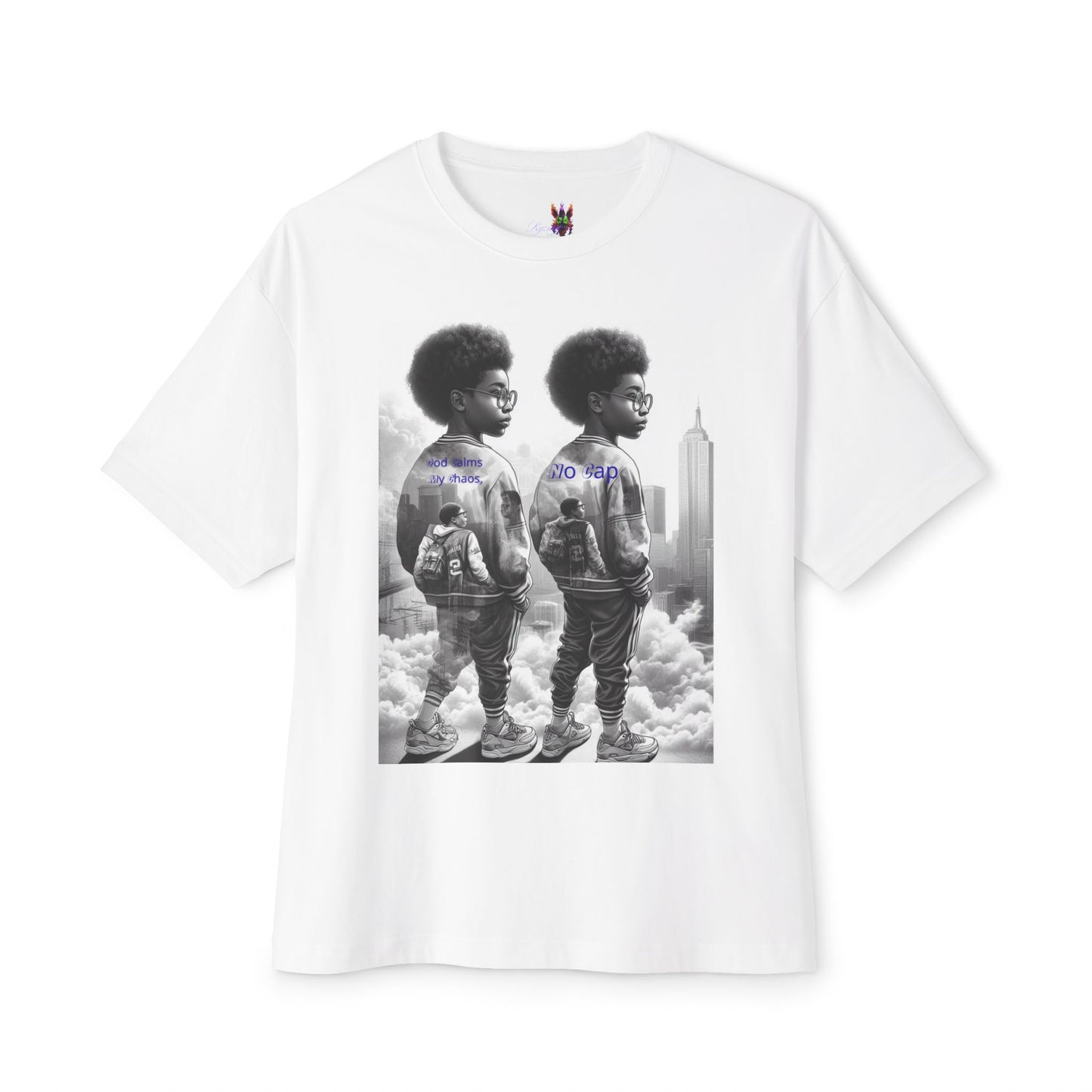 From chaos to calm — all God, no lies.Oversized Boxy Tee
