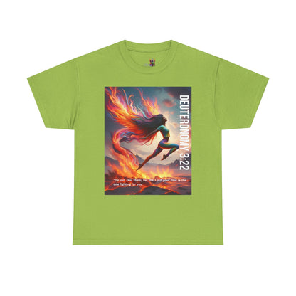 Spiritual Heavy Cotton Tee - Deuteronomy Bible Verses