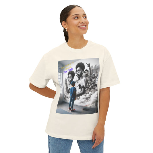 From chaos to calm 3 — all God, no lies.Oversized Boxy Tee
