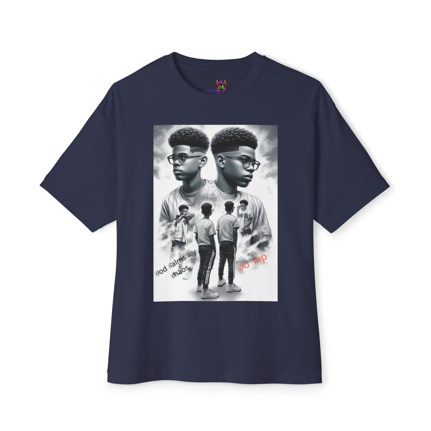 From chaos to calm 5— all God, no lies.Oversized Boxy Tee