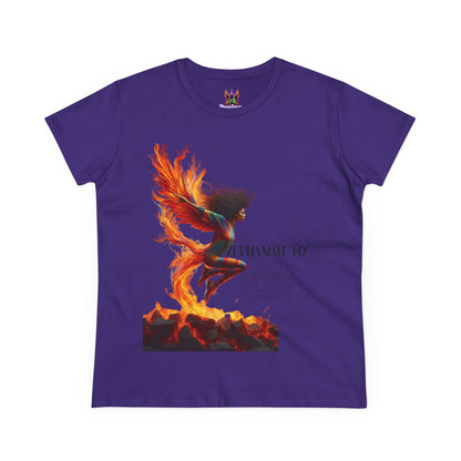 Cotton Tee Rise of a Phoenix Scripture Women's Graphic Shirt