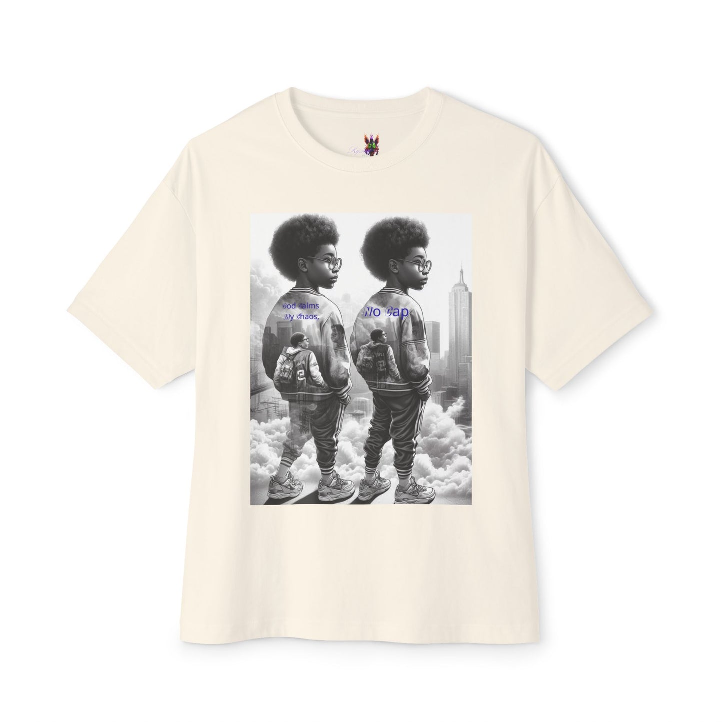 From chaos to calm — all God, no lies.Oversized Boxy Tee