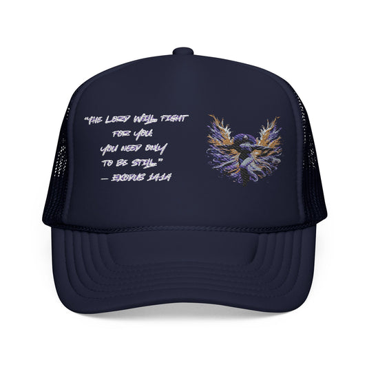 Inspirational Foam Trucker Hat with Embroidery, Casual Hat, Gift for Him/Her, Motivational Headwear, Summer Accessories