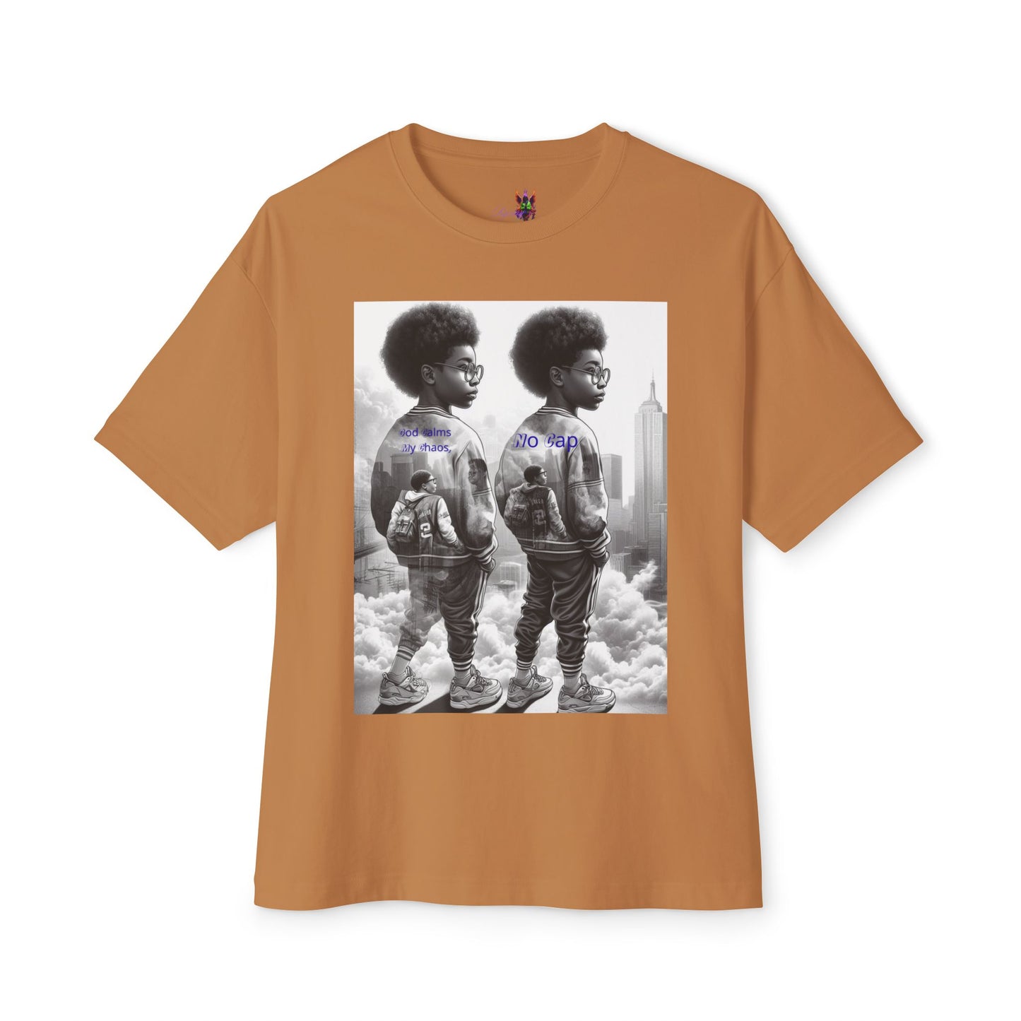 From chaos to calm — all God, no lies.Oversized Boxy Tee