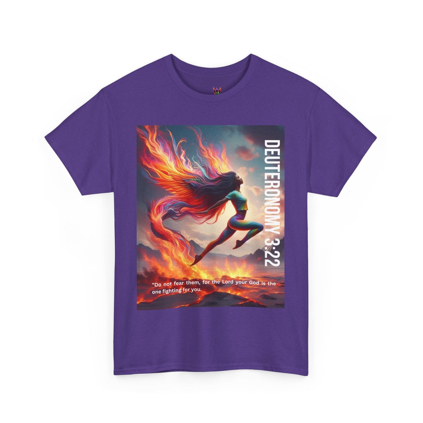 Spiritual Heavy Cotton Tee - Deuteronomy Bible Verses