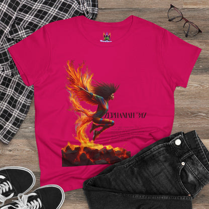 Cotton Tee Rise of a Phoenix Scripture Women's Graphic Shirt