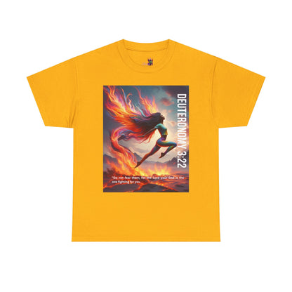 Spiritual Heavy Cotton Tee - Deuteronomy Bible Verses